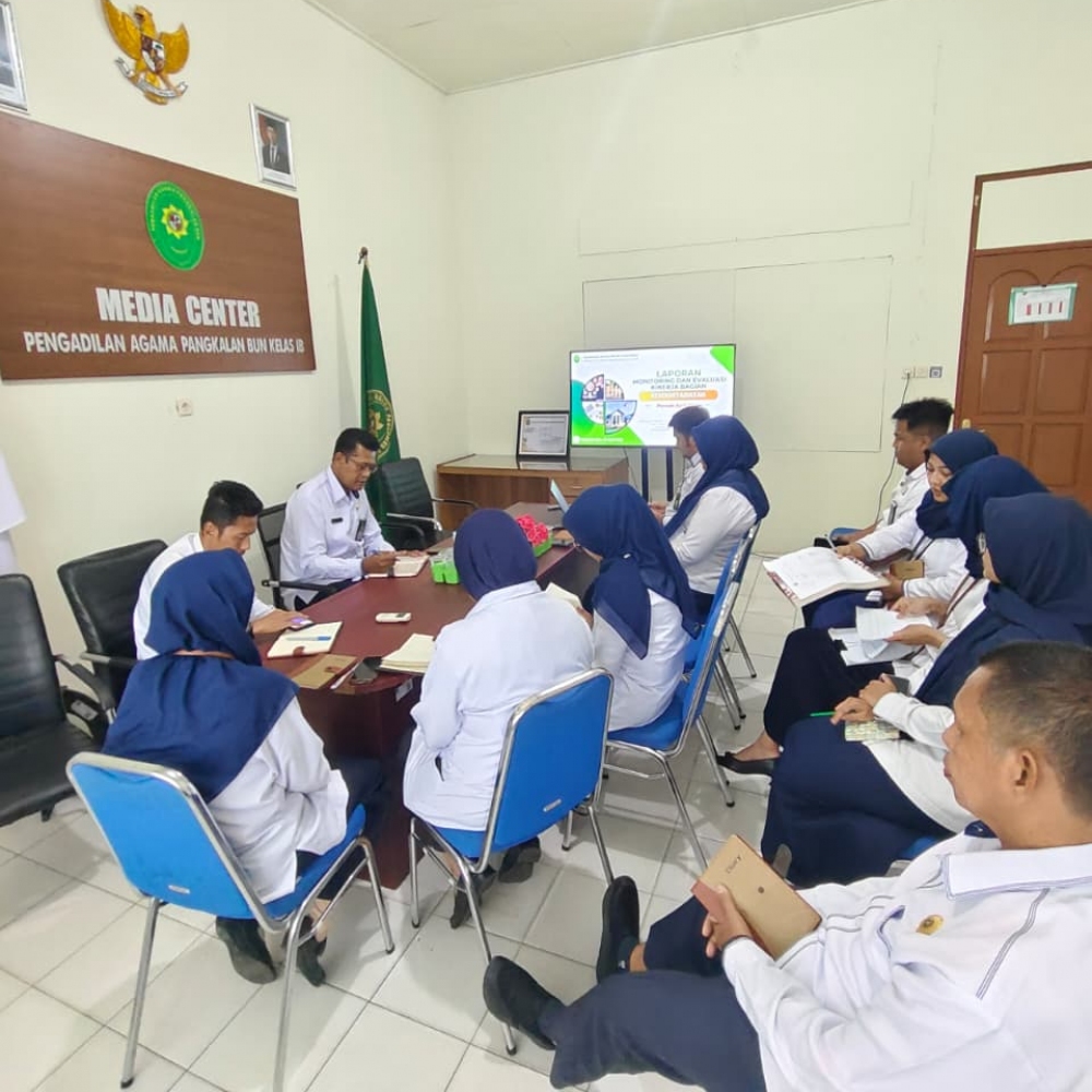 Sinergi dan Evaluasi Berkala, Kesekretariatan Lakukan Monitoring Kinerja Periode April 2026