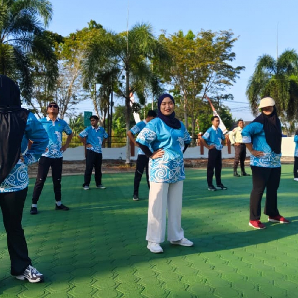Bukan Sekadar Olahraga! Senam Bersama Aparatur PA Pangkalan Bun Bikin Suasana Kerja Makin Kompak